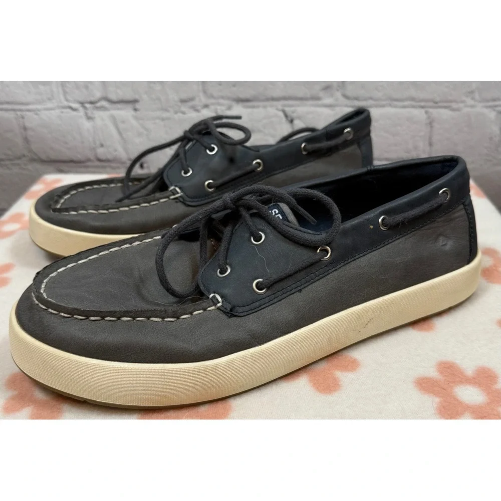 Sperry Boat Shoes‎ Leather Casual Comfort Loafers Deck Shoes Blue Mens 7